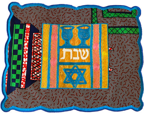 Challah Cover with Kiddush Cups